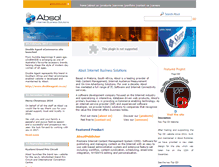 Tablet Screenshot of absol.co.za